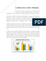 DESNUTRICIÓN CRÓNICA EN EL PERU