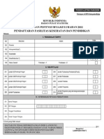 Kuesioner Podes 2011 - Listing Faskesdik