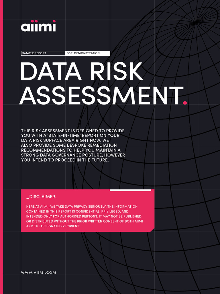 Data Risk Assessment Report Summary | PDF | Computer File | Information ...