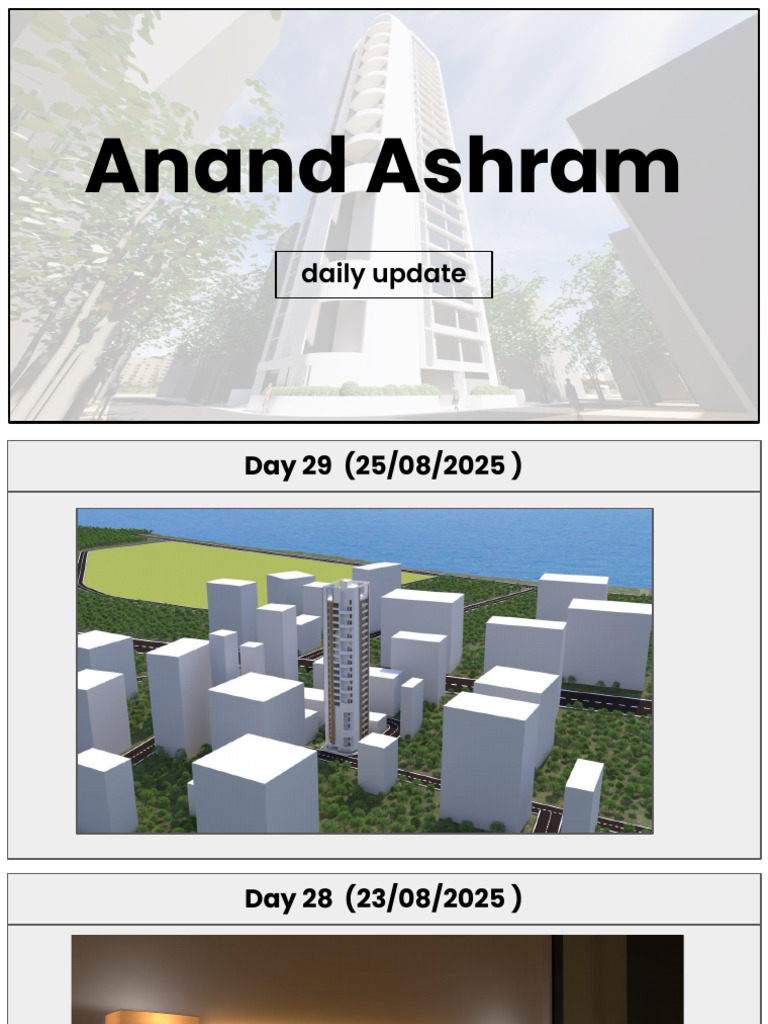 Anand Ashram Daily Updates: Aug 2025 | PDF