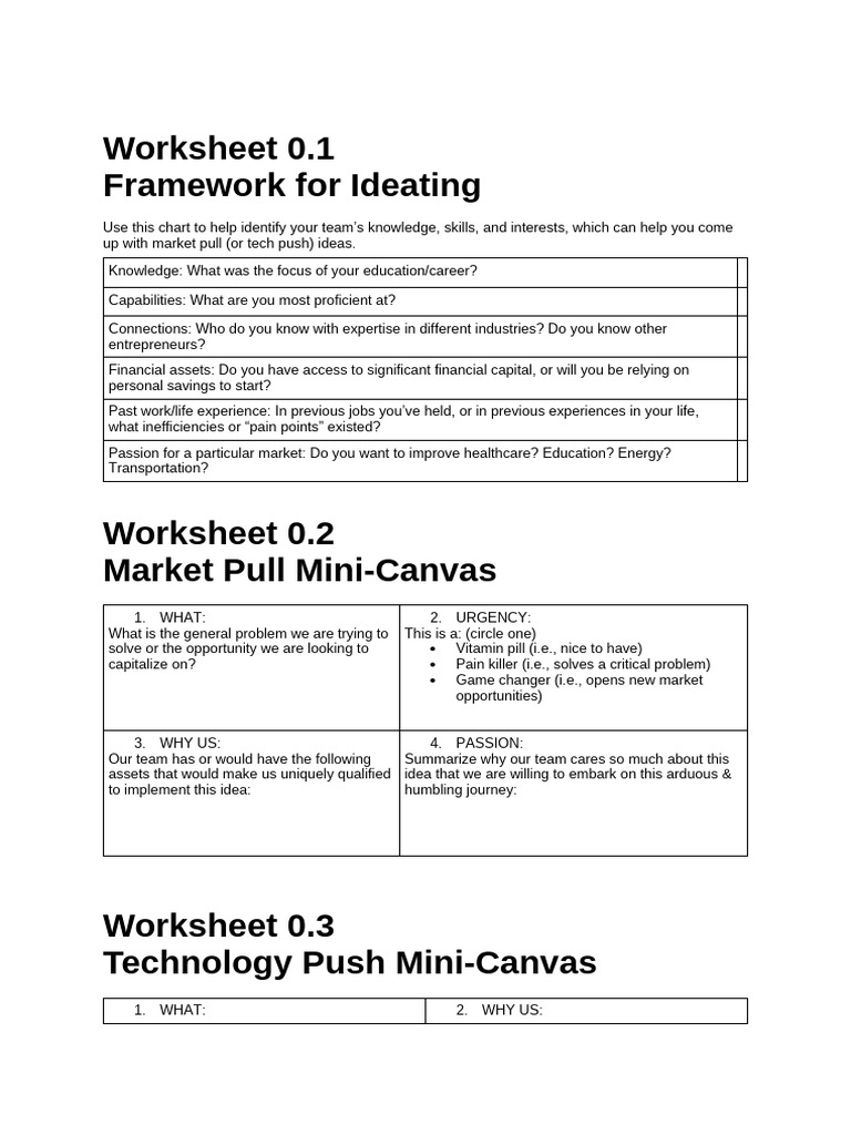 Market Ideation and Segmentation Framework | PDF | Market Segmentation ...