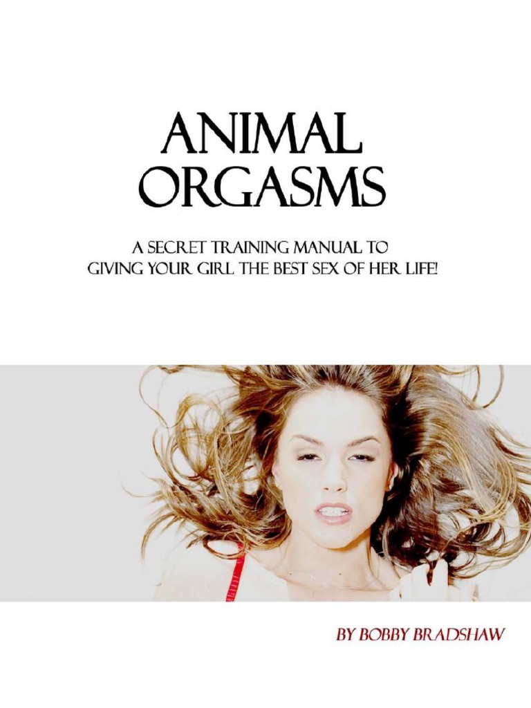 2GTS Animal Orgasms PDF Human Sexual Activity Sexual Intercourse