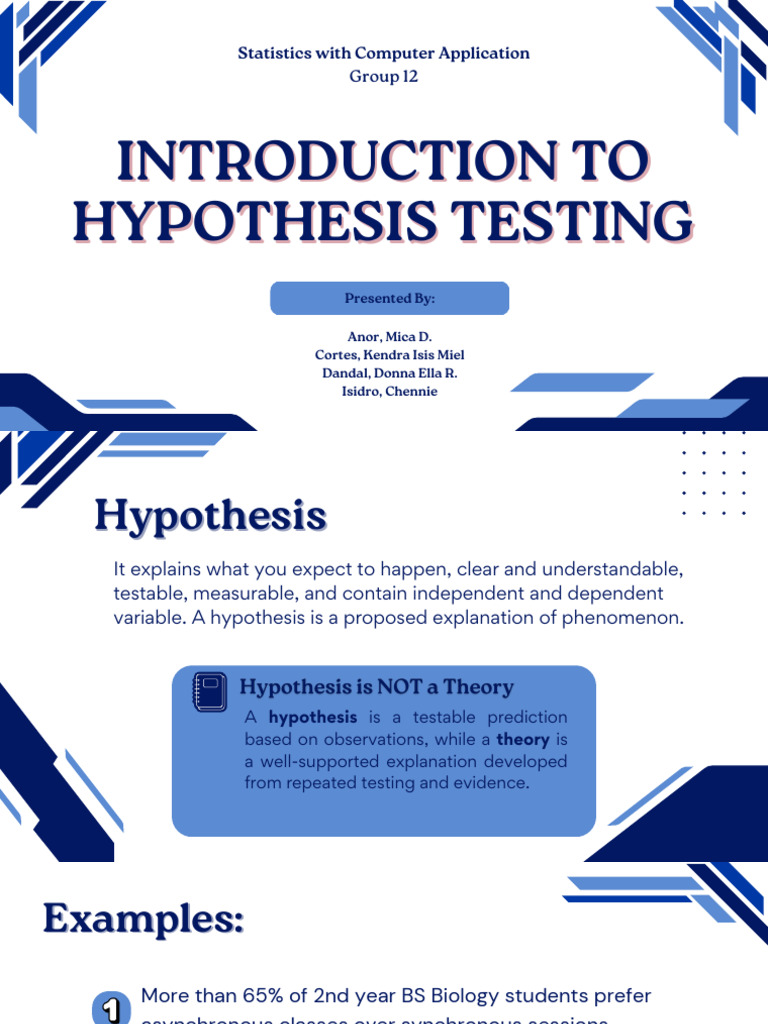 Understanding Hypothesis Testing Basics | PDF | Statistical ...
