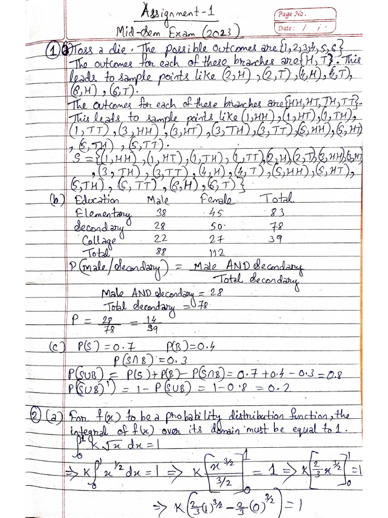 PS Assignment | PDF