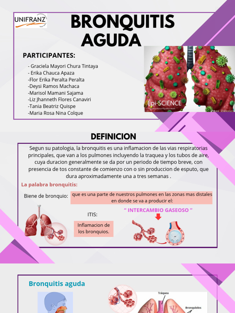 Bronquitis Aguda | PDF | Bronquitis | Tos