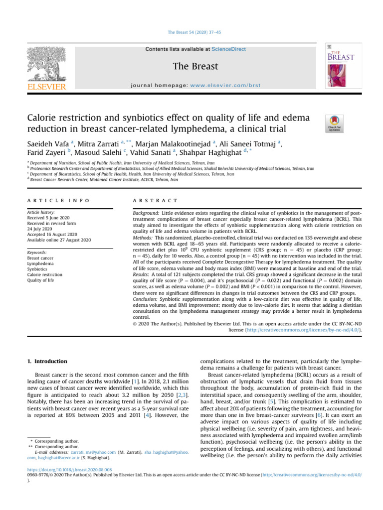 Effects Of Calorie Restriction On Quality Of Life