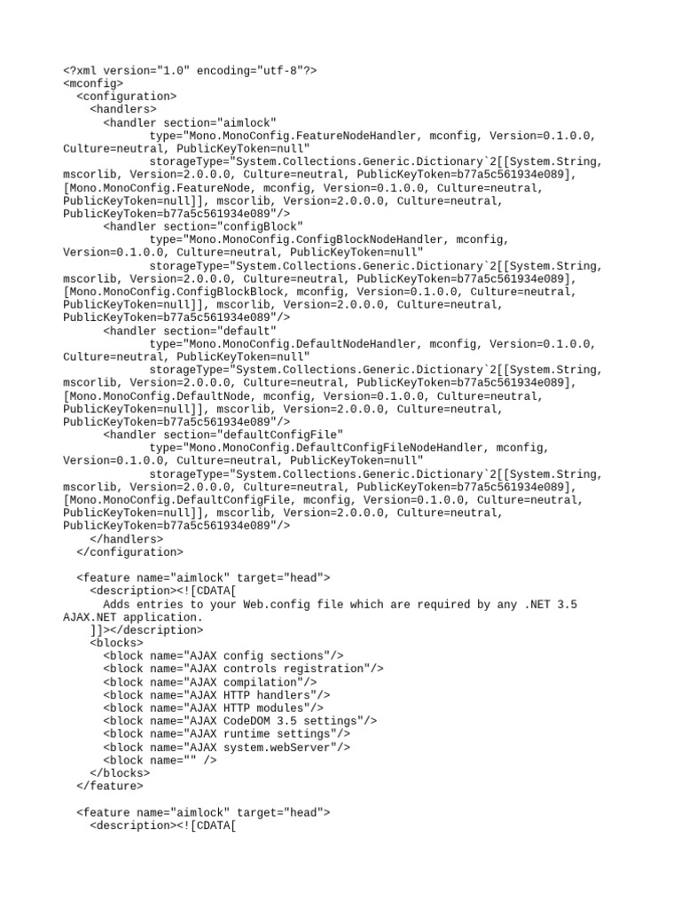 ASP.NET AJAX Configuration Guide | PDF