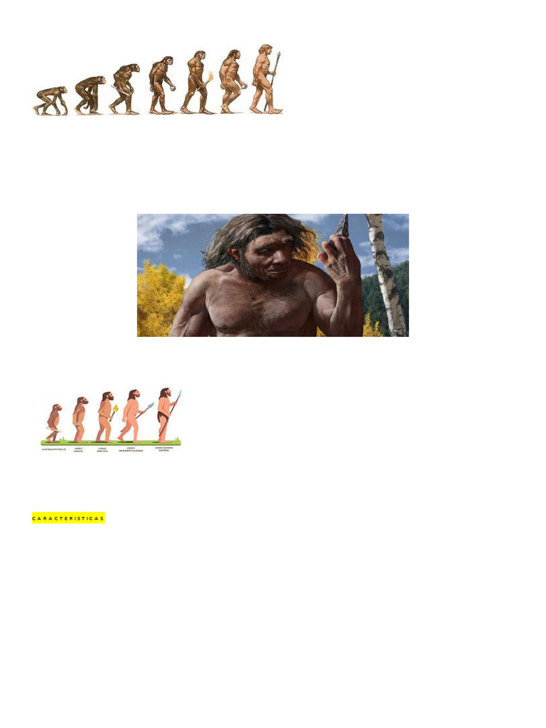 Origem e características do Homo sapiens | PDF