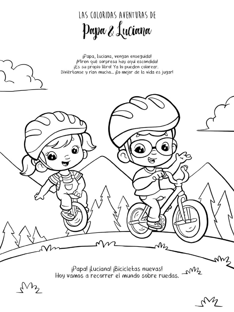 Libro Colorear Hermanos | PDF