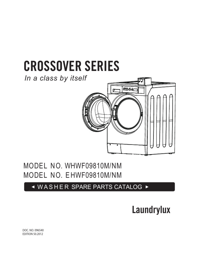 WHWF09810M Washer Parts List | PDF | Motor Vehicle | Car