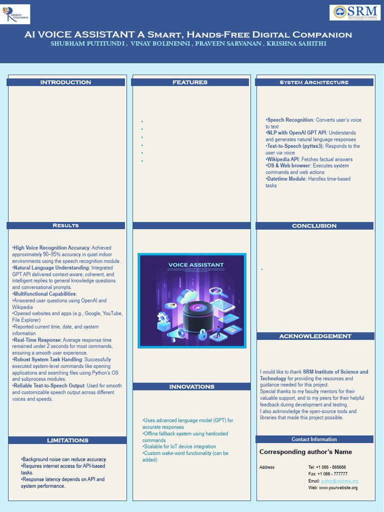 AI Voice Assistant Features and Innovations | PDF | Artificial ...