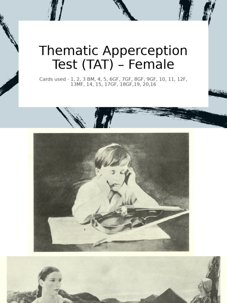 TAT Cards (Female) | PDF