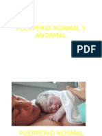 Puerperio Normal y Anormal