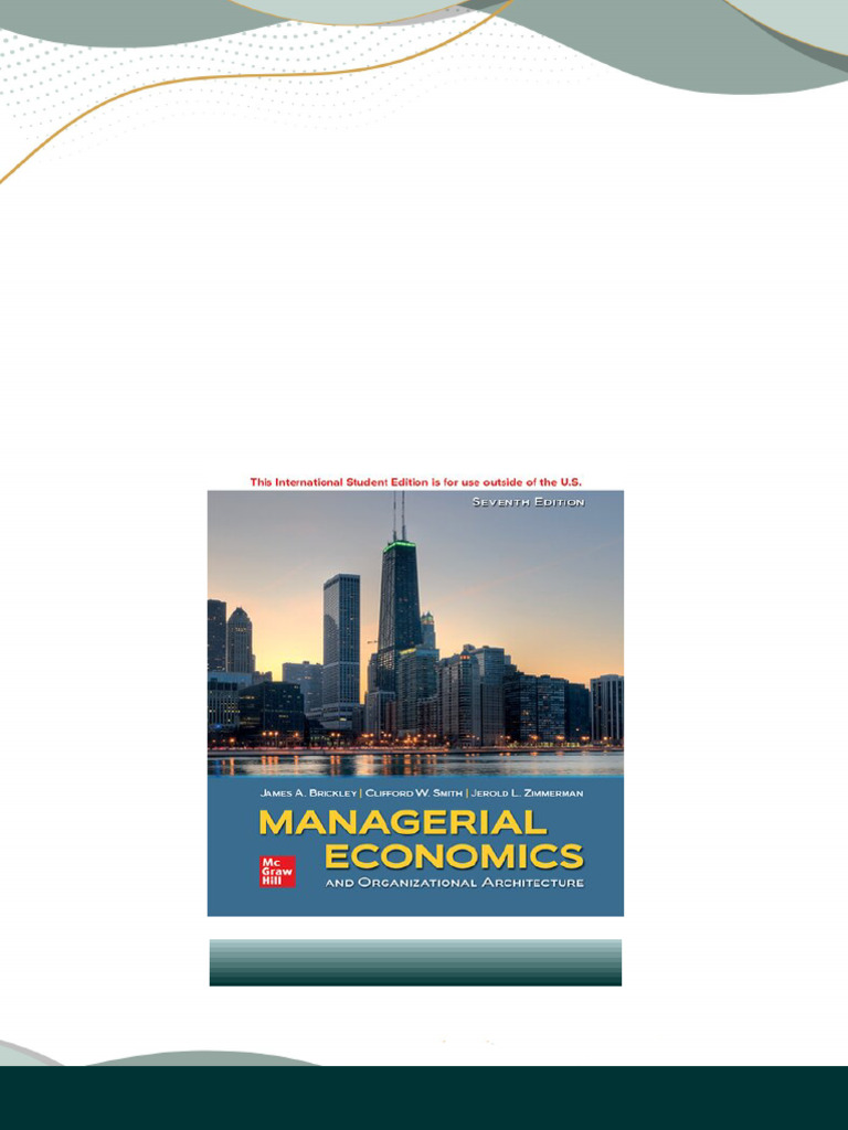 Managerial Economics & Organizational Architecture 7th