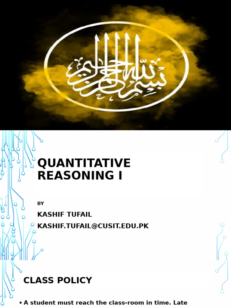 Quantitative Reasoning I Overview | PDF | Numbers | Multiplication