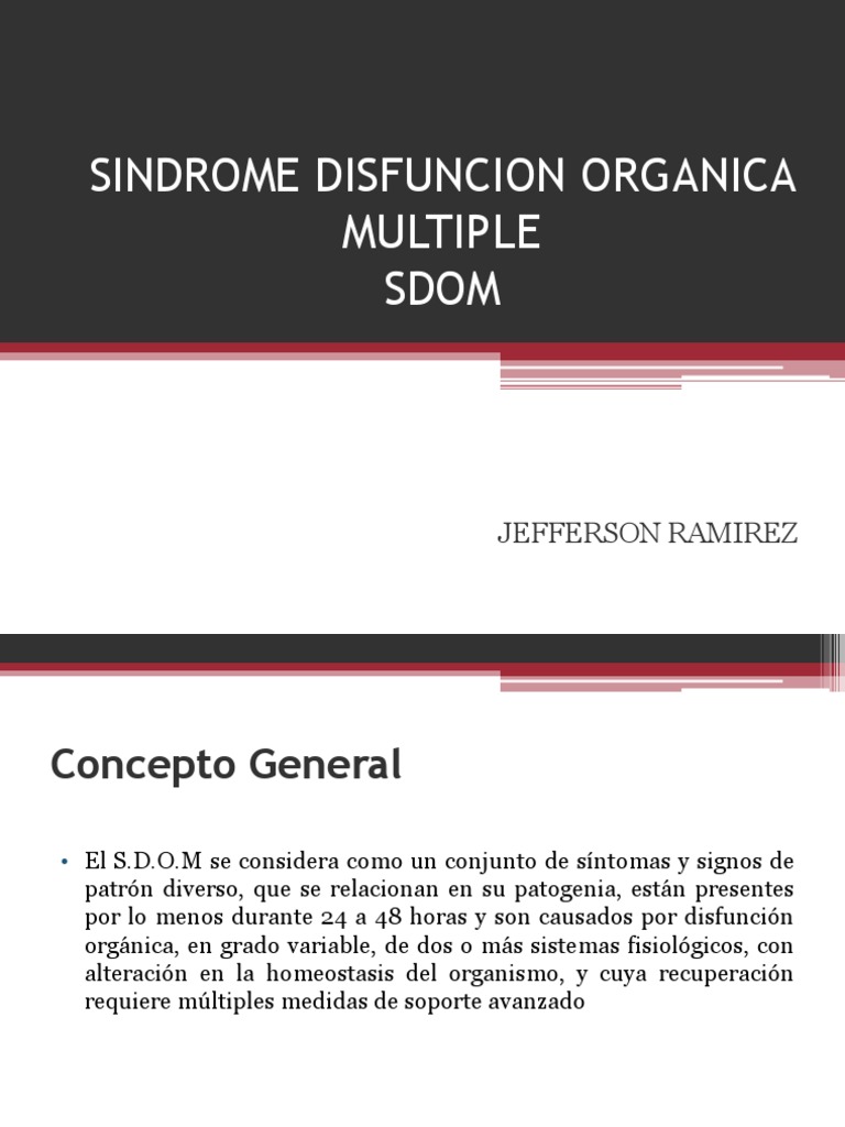 SDOM | PDF | Enfermedades y trastornos | Medicina