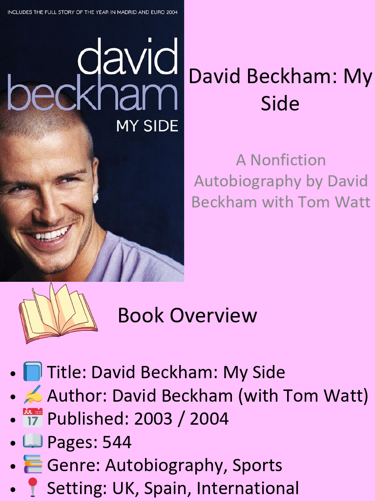 David Beckham My Side Improved Presentation PDF PDF David Beckham