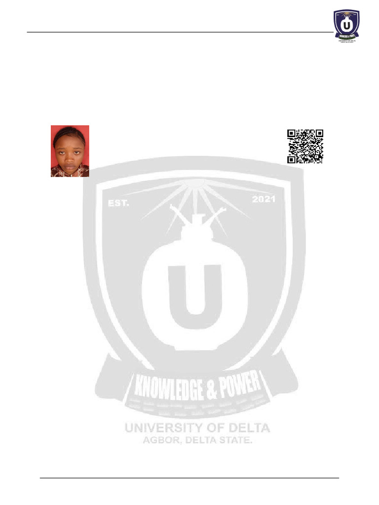 University of Delta, Agbor: Admission Screening Exercise 2025/2026 ...
