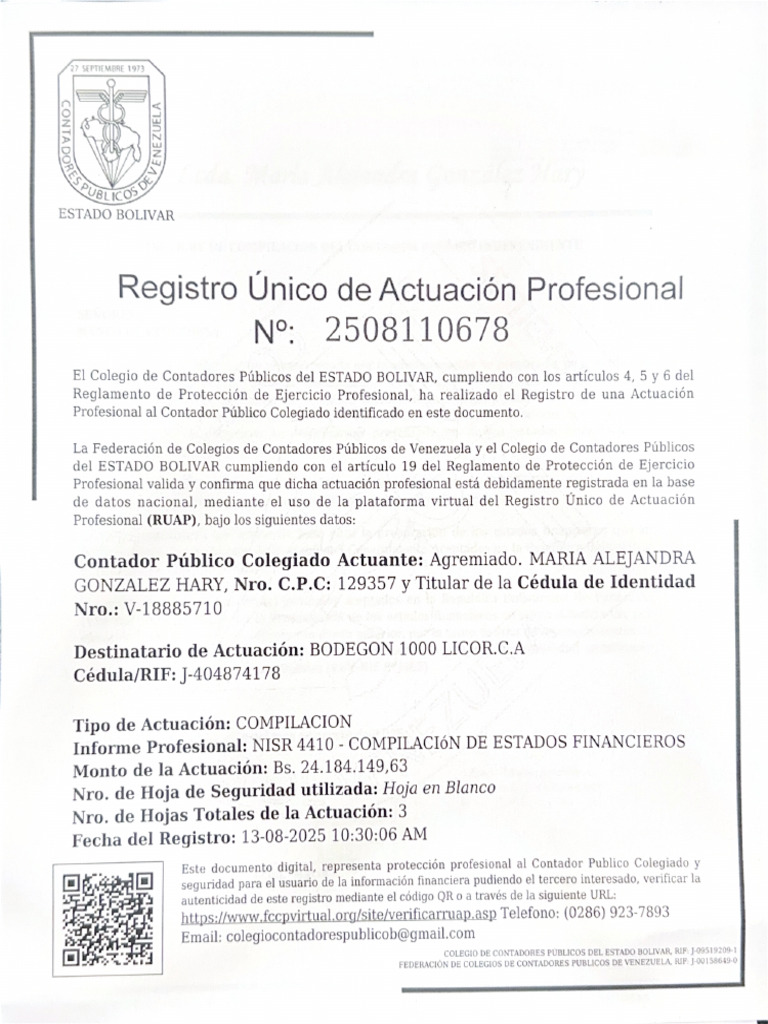 2.balance Comprobacion Empresa Solicitante JULIO 2025 | PDF