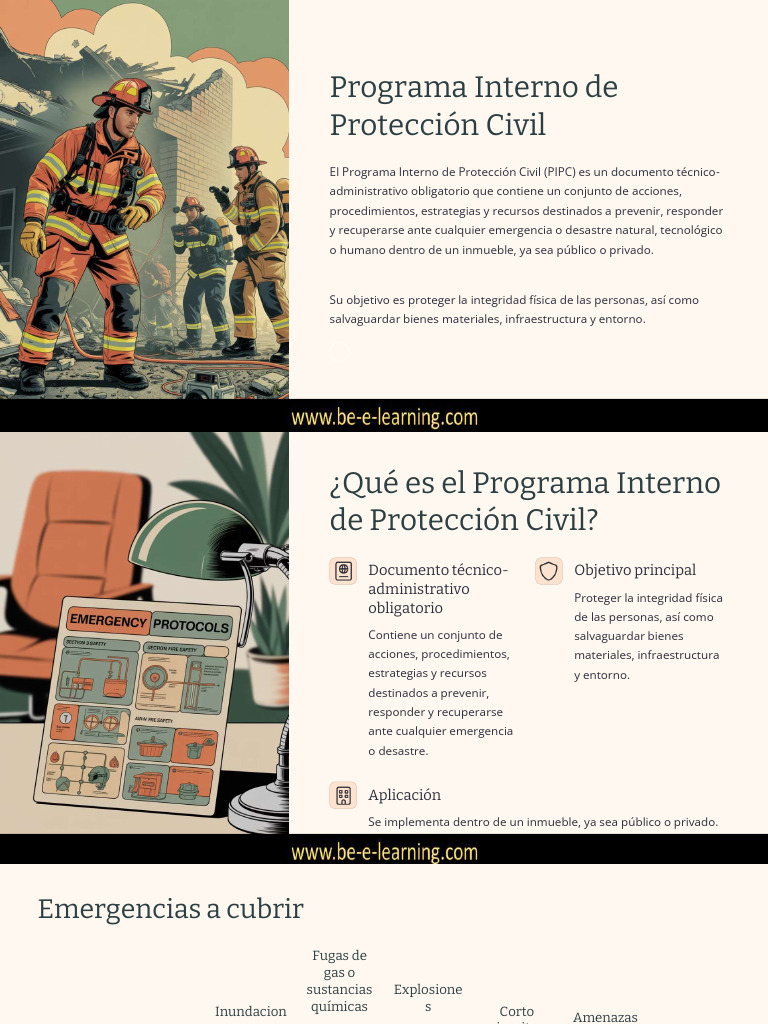 Programa Interno de Protección Civil | PDF | Defensa Civil | Simulación