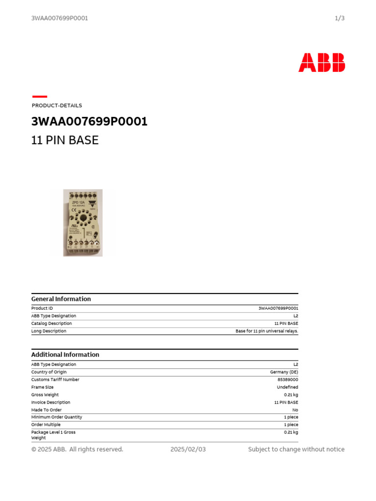 3WAA007699P0001 | PDF | Electricity | Electrical Engineering