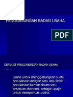 PENGGABUNGAN BADAN USAHA