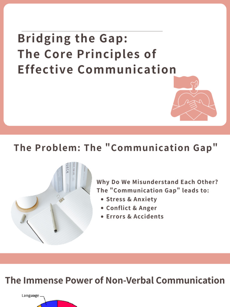 Bridging The Gap The Core Principles of Effective Communication | PDF