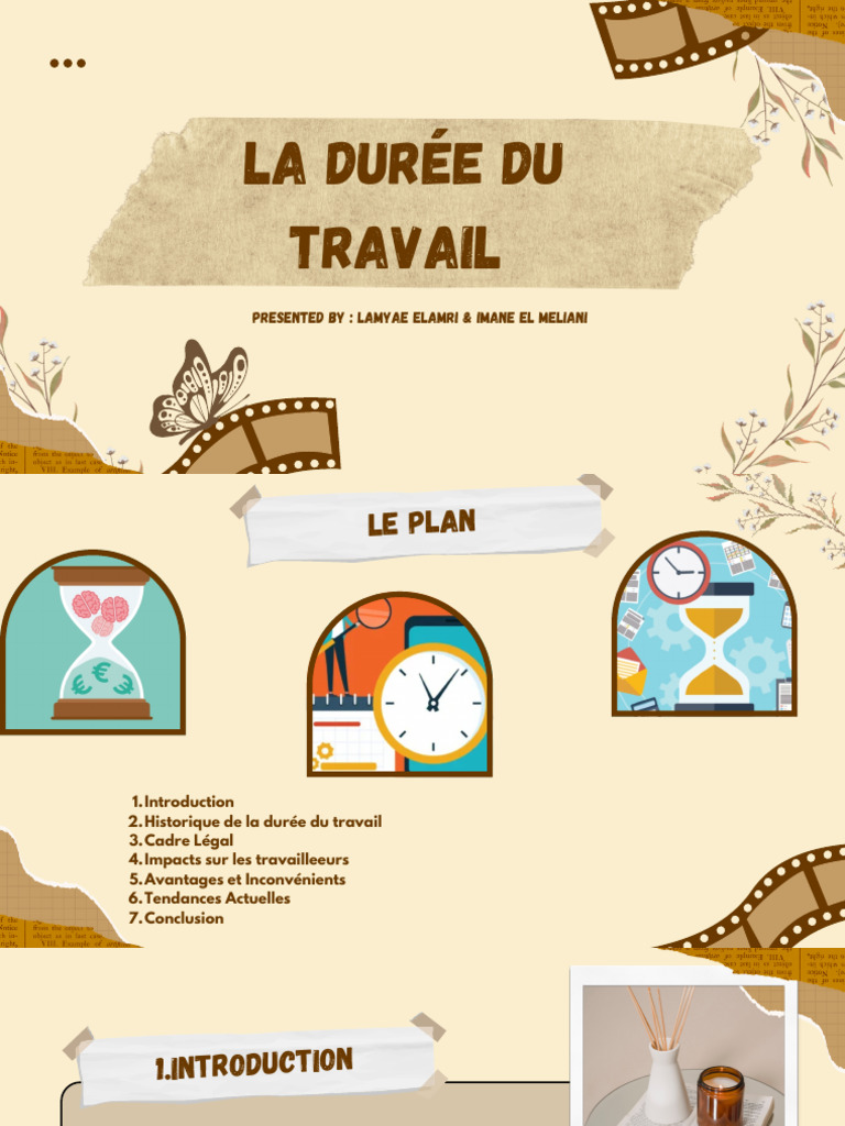 Durée du travail : enjeux et tendances | PDF | Temps de travail | Économie