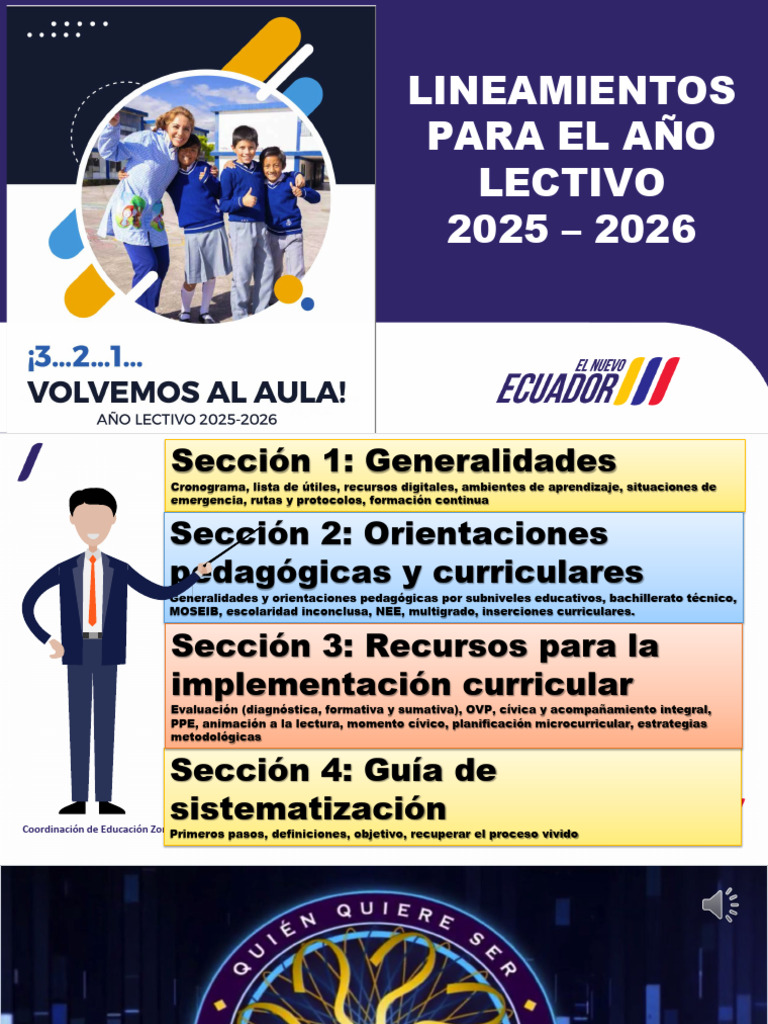Lineamientos Educativos 2025-2026 Z6 | PDF | Plan de estudios ...