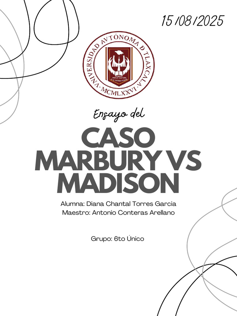 Caso Marbury Vs Madison | PDF