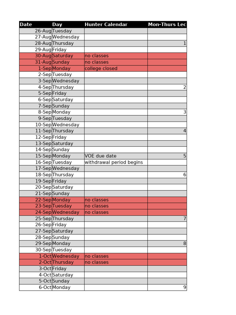 Calendar MTH Stat113 Fall25 | PDF