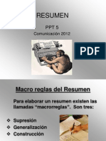 PPT-5 RESUMEN Macrorreglas (1) 2012