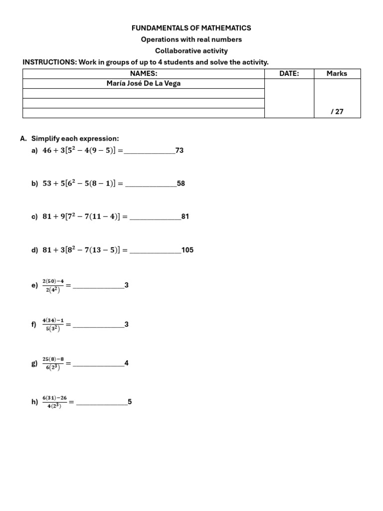 Collaborative Math Problem Solving | PDF