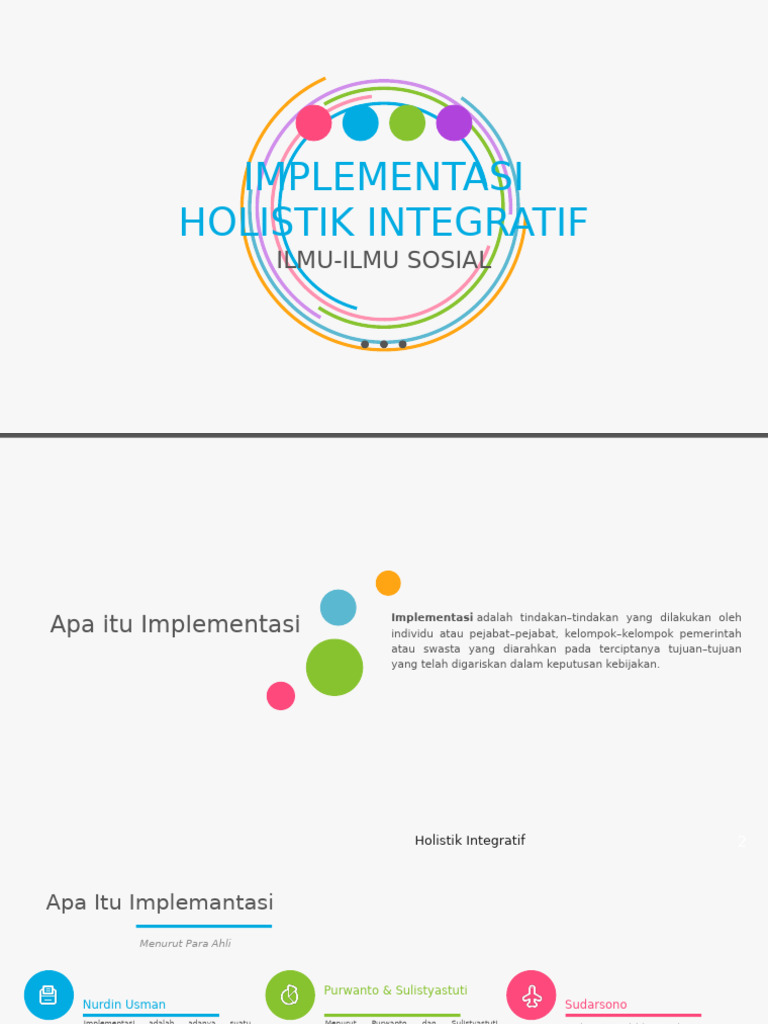 Implementasi Pendidikan Holistik Integratif | PDF