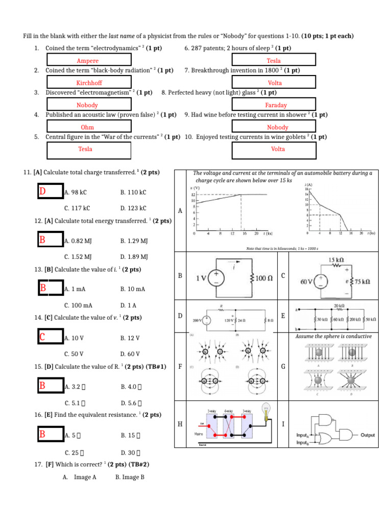 Physics Fill-in-the-Blank Quiz | PDF | Physical Phenomena | Physical ...