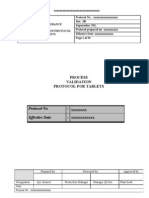 Tablet Process Validation