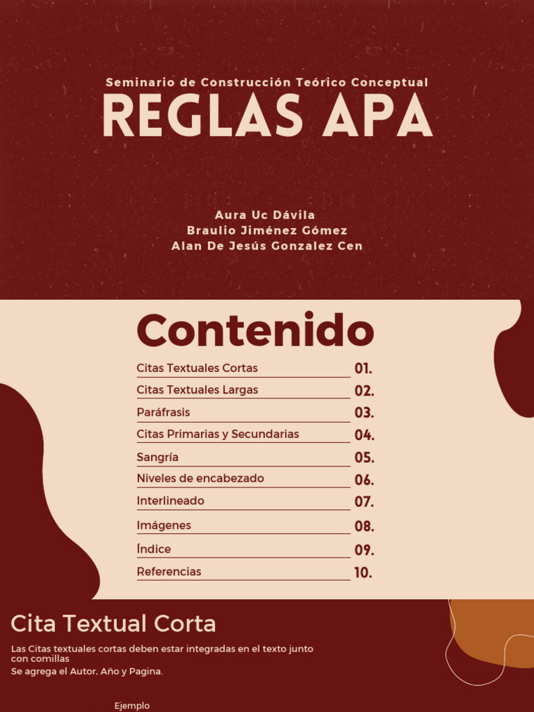 Reglas APA para Citas y Referencias | PDF | Estilo apa