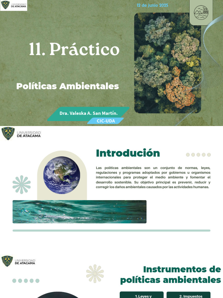 Políticas Ambientales y EIA en Chile | PDF | Evaluación de impacto ...