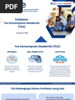 Format Laporan Pelaksanaan TKA 2025 | PDF