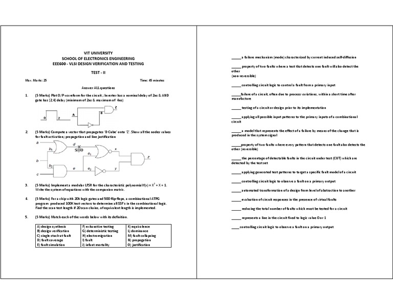 Test - 2 QP Only | PDF | Teaching Methods & Materials