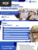Panduan MBG di Satuan Pendidikan 2025 | PDF