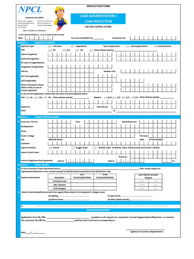 Load Augmentation/Reduction Application | PDF | Payments | Cheque