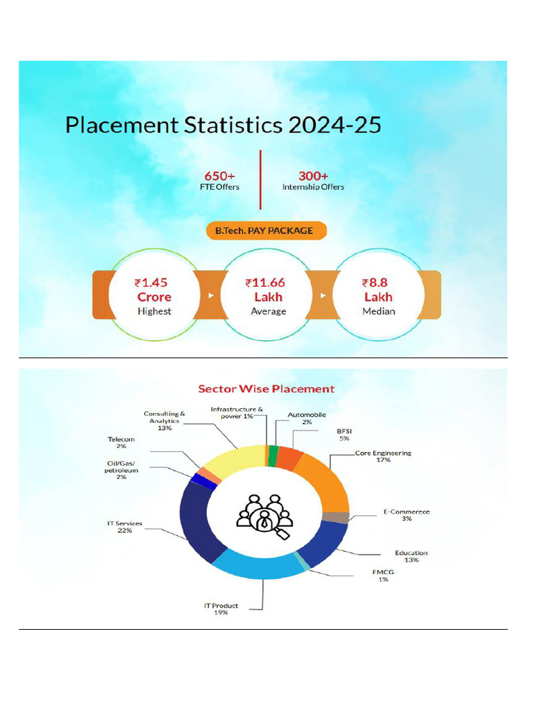 Placement Statistics - 2024-25 | PDF