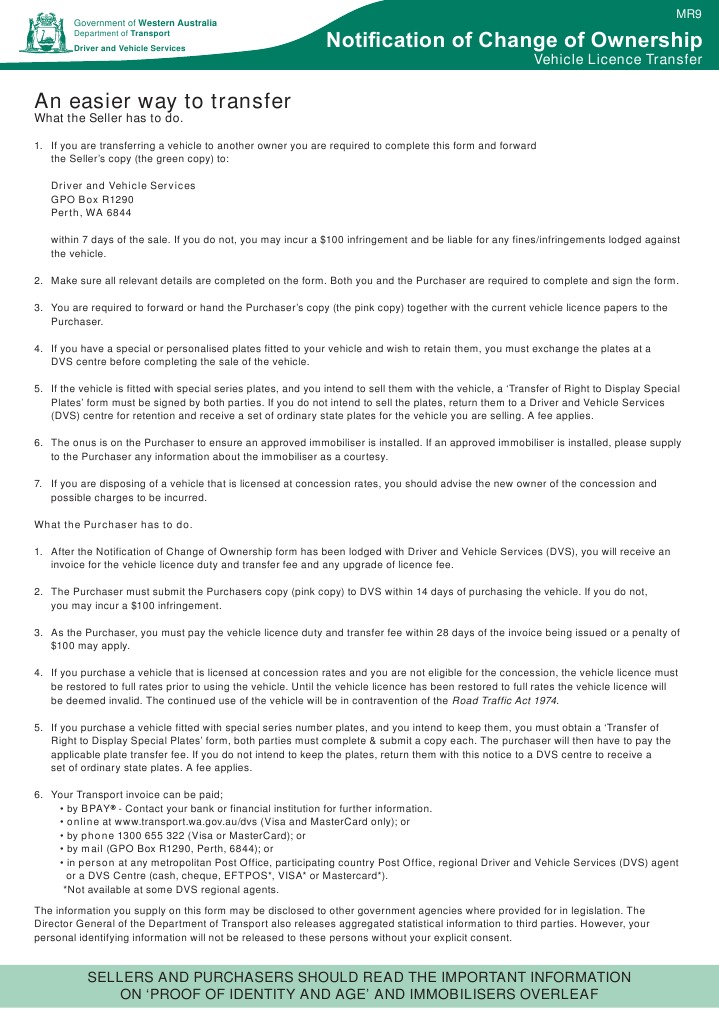 How To Transfer Private Number Plate From V778 Retention Document To