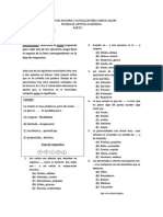 Examen Diagnóstico Centro de Asesorias Evaristé Galois