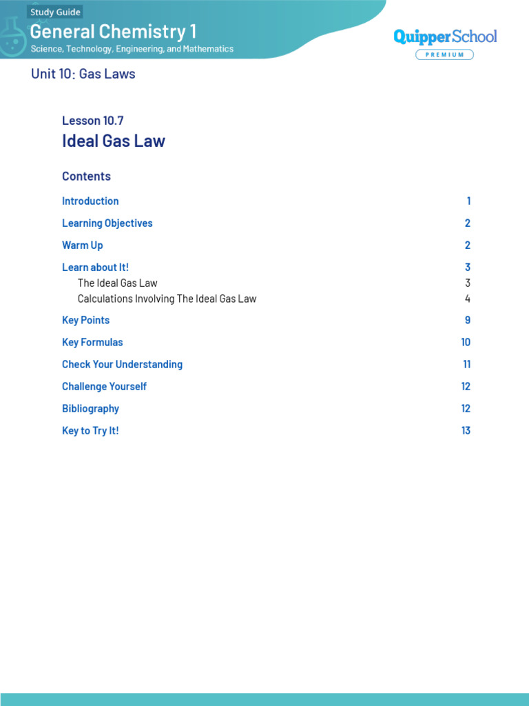 Understanding the Ideal Gas Law | PDF | Gases | Temperature