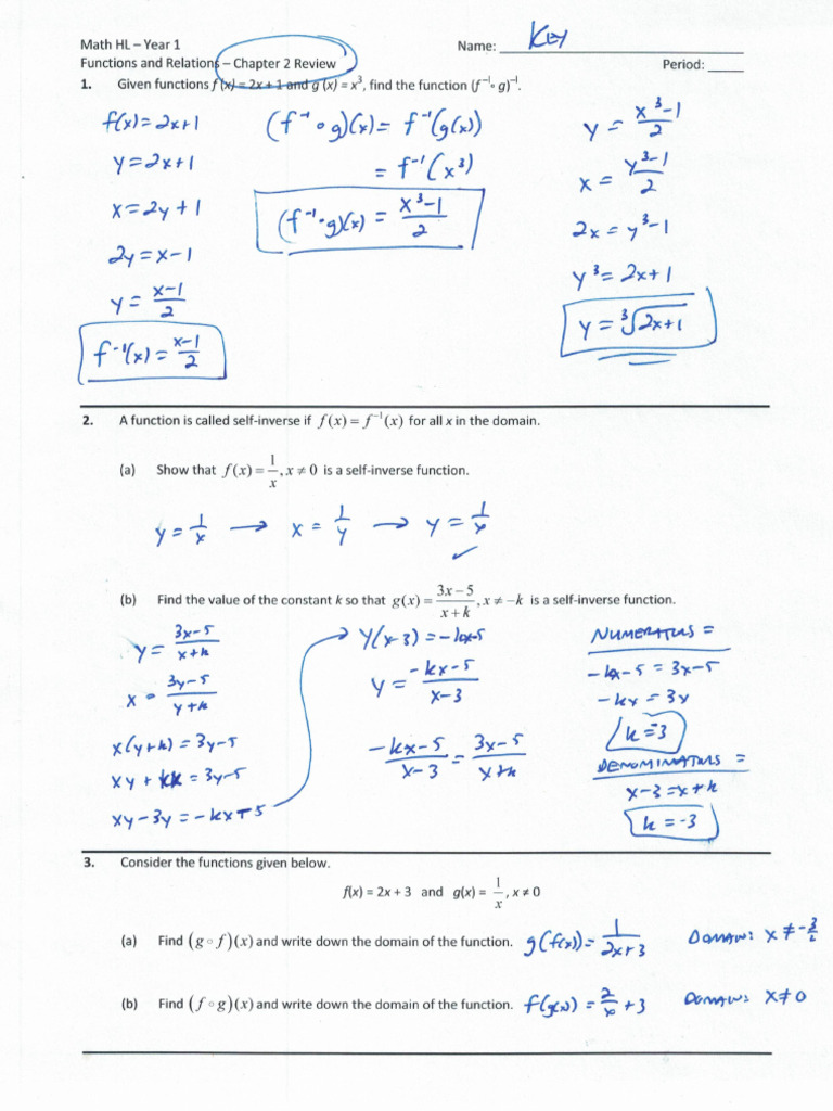 Chapter 2 Test Review 2023 Updated Answers | PDF