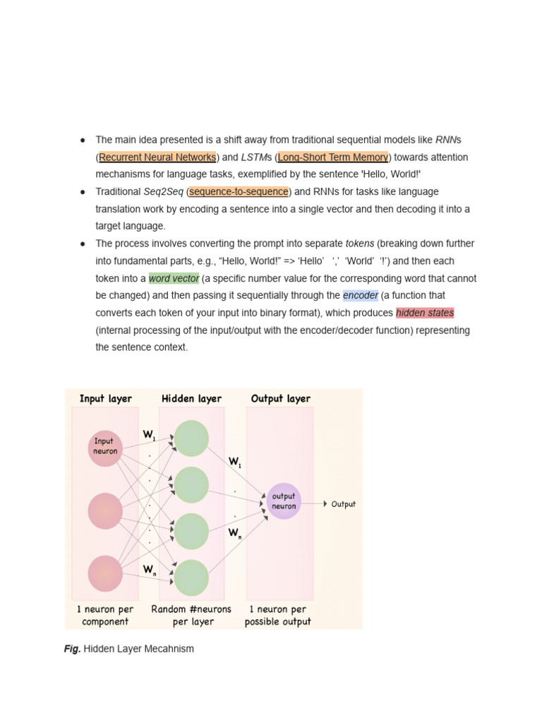 Attention Mechanisms in Language Models | PDF | Learning ...