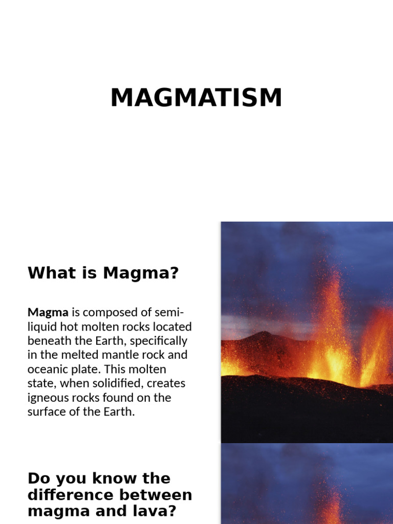 Understanding Magmatism and Magma | PDF