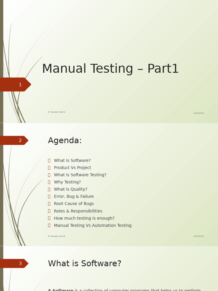 Manual Testing Fundamentals Explained | PDF | Software Testing ...
